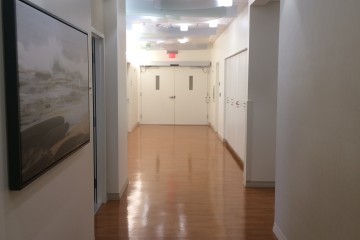 Hallway at CHOC in Mission Viejo